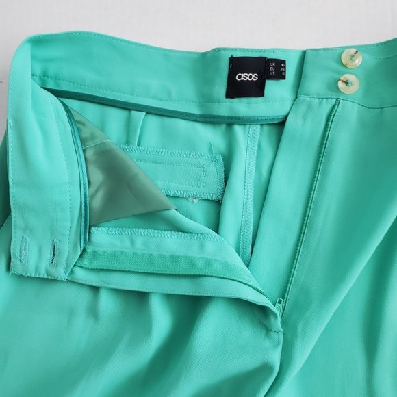 Asos High Rise Soft Tailored Bermuda Shorts, US 6 - Picture 4 of 8